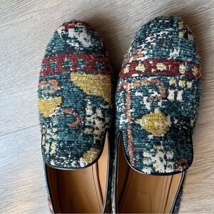 Chloe Kooper Tapestry Loafers- embroidered size 10.5-11 US / 41.5 EUR- 1.5” heel